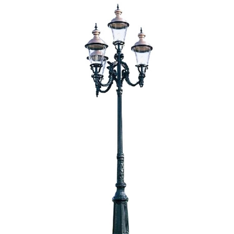 Lamp post Toronto 4-light - black