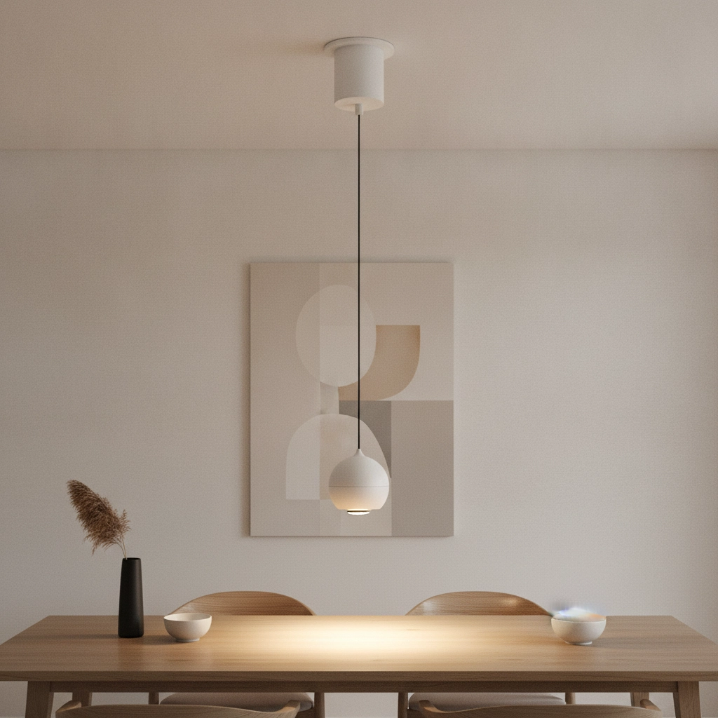 Pendant lamp bulb Miami white Ø 10cm
