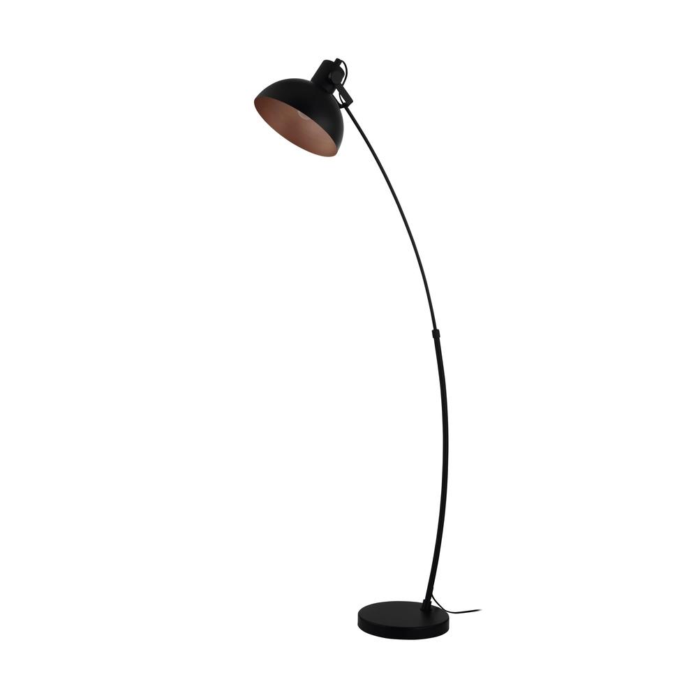 Black arc lamp Jaafra Adjustable