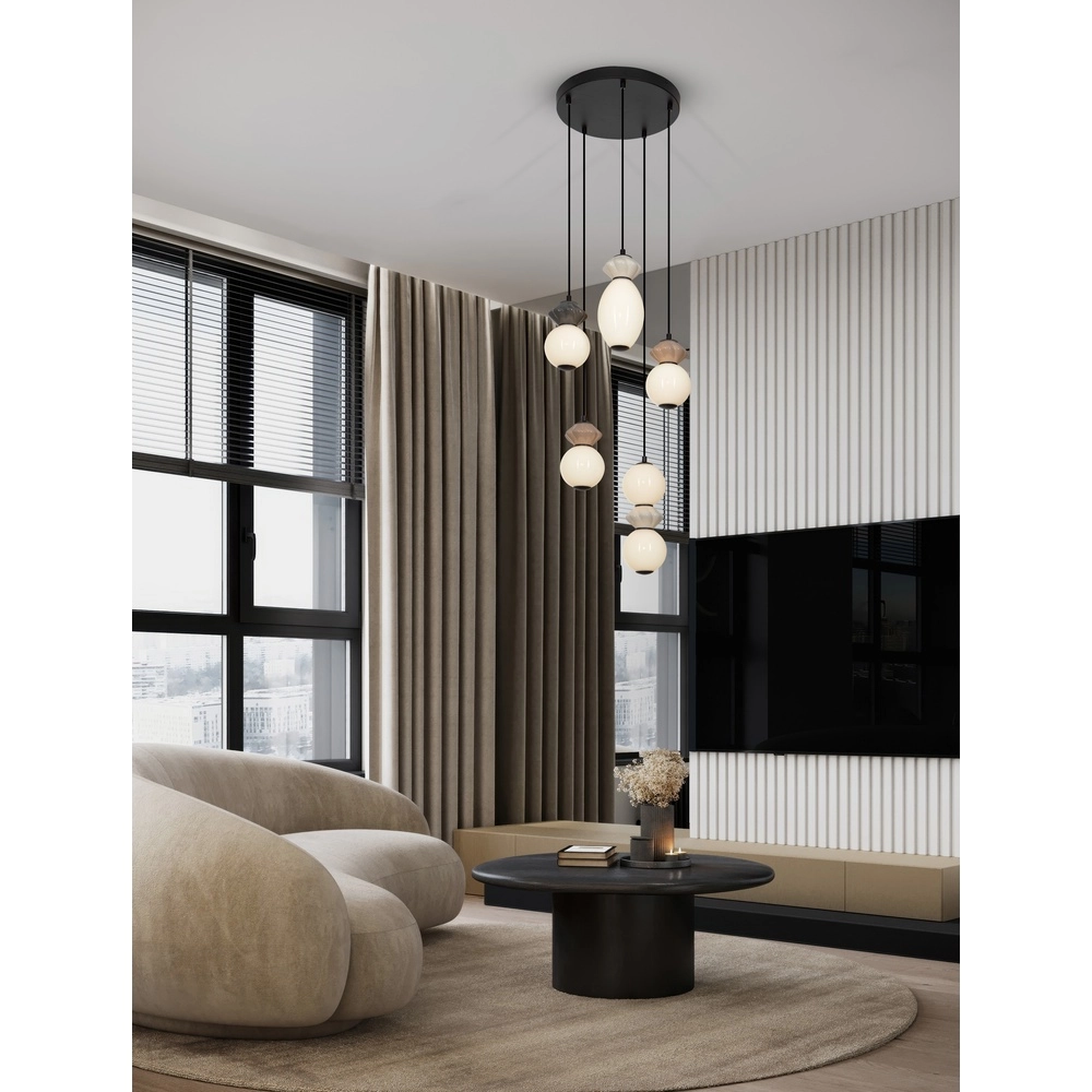 Pendant lamp Pallina 5-light Lyora 5212017484031