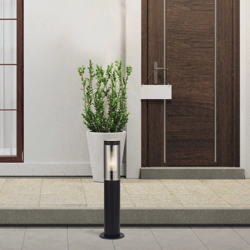 Black Patio Lamp Batton 45cm Searchlight