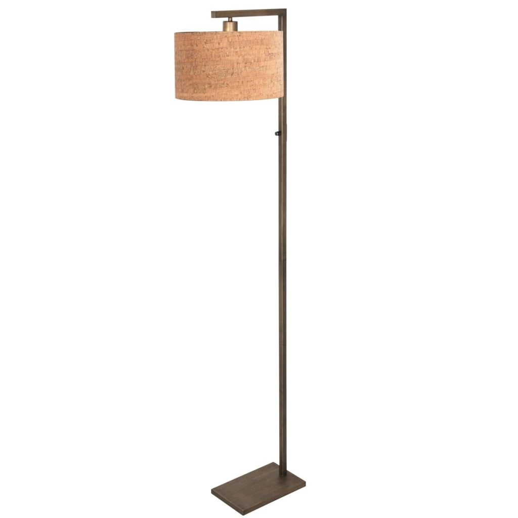 Floor lamp bronze Stang with cork cap