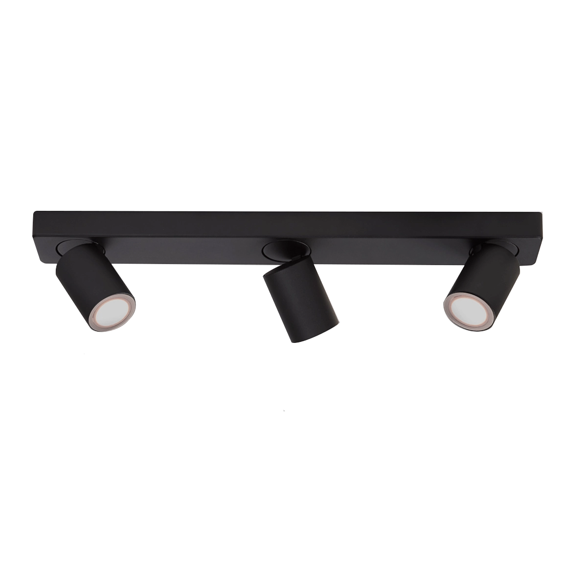 Ceiling lamp Moon 3 Rectangular Black