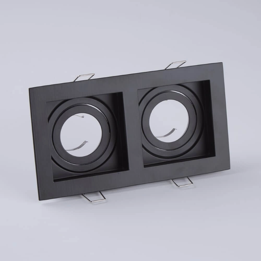 Recessed spotlight Grid 2 black Lyora