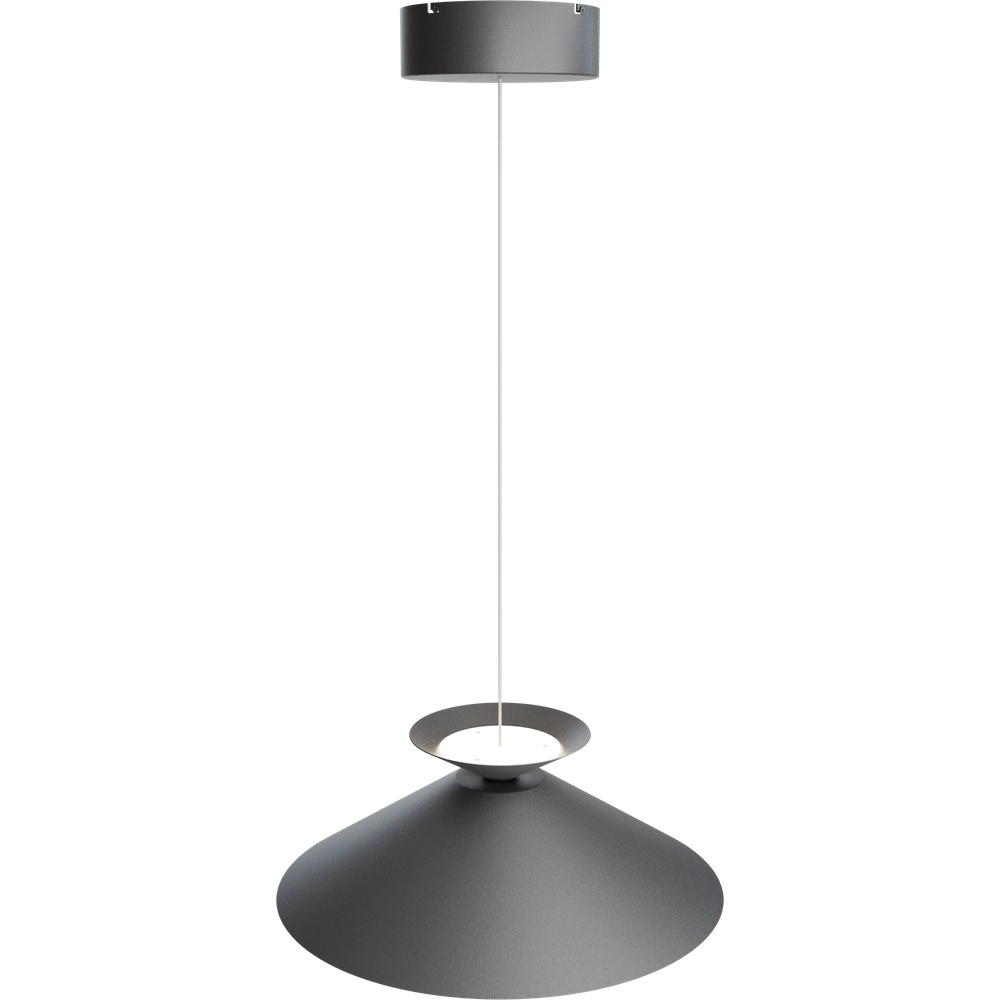 Pendant lamp Ceppo black Ø 45cm with uplight Masterlight 8718121398136