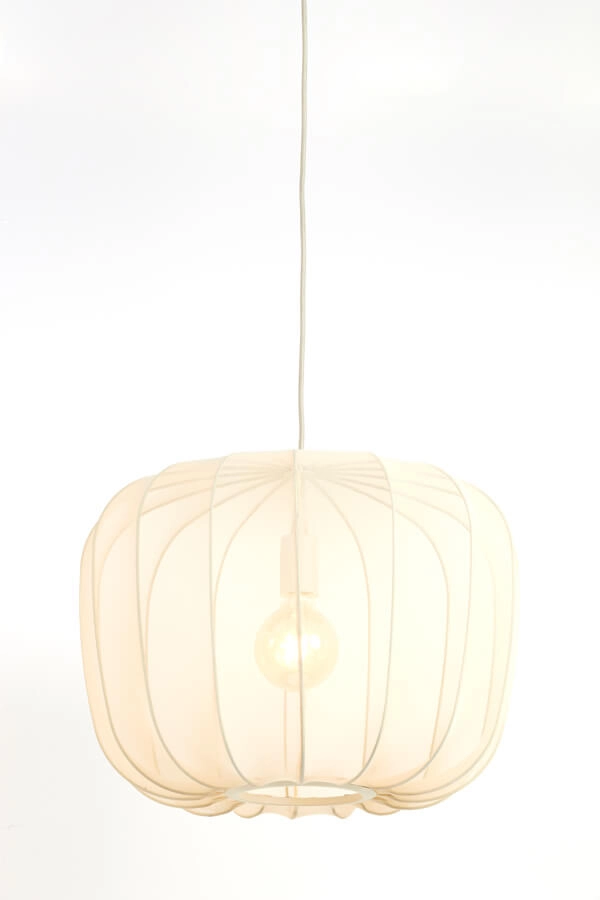 Japandi pendant lamp Plumeria cream Ø 50cm Light & Living 8717807651411