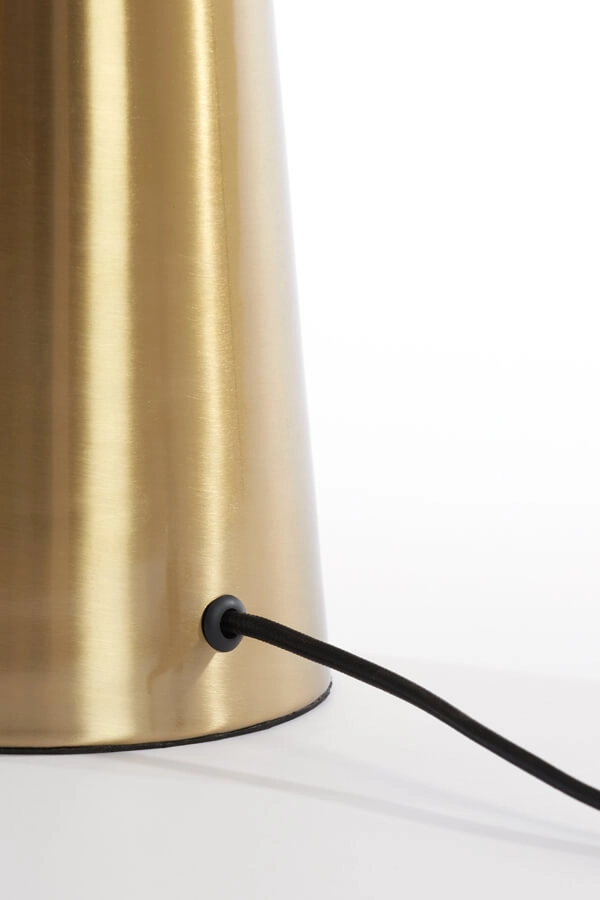 Table lamp Pleat gold Ø 30cm Light & Living 8717807687731