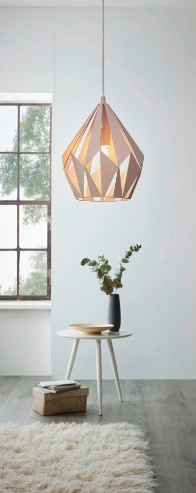 Pendant lamp Carlton-P Pastel pink Eglo 9002759490249