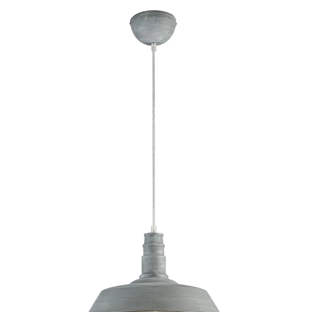 Pendant lamp Will concrete gray Trio 4017807346305