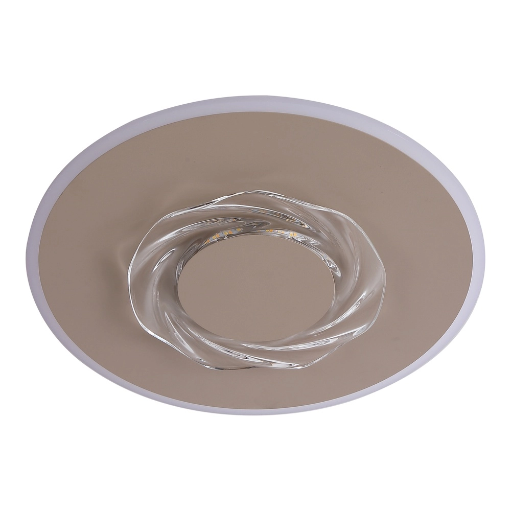 Modern ceiling light Wreath sand brown