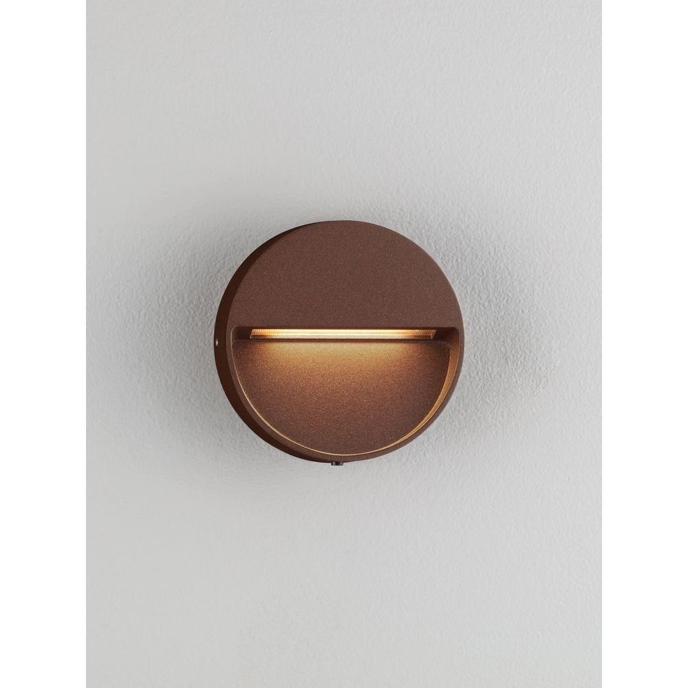 Round wall lamp Sete Rusty brown Lyora 5212017497932