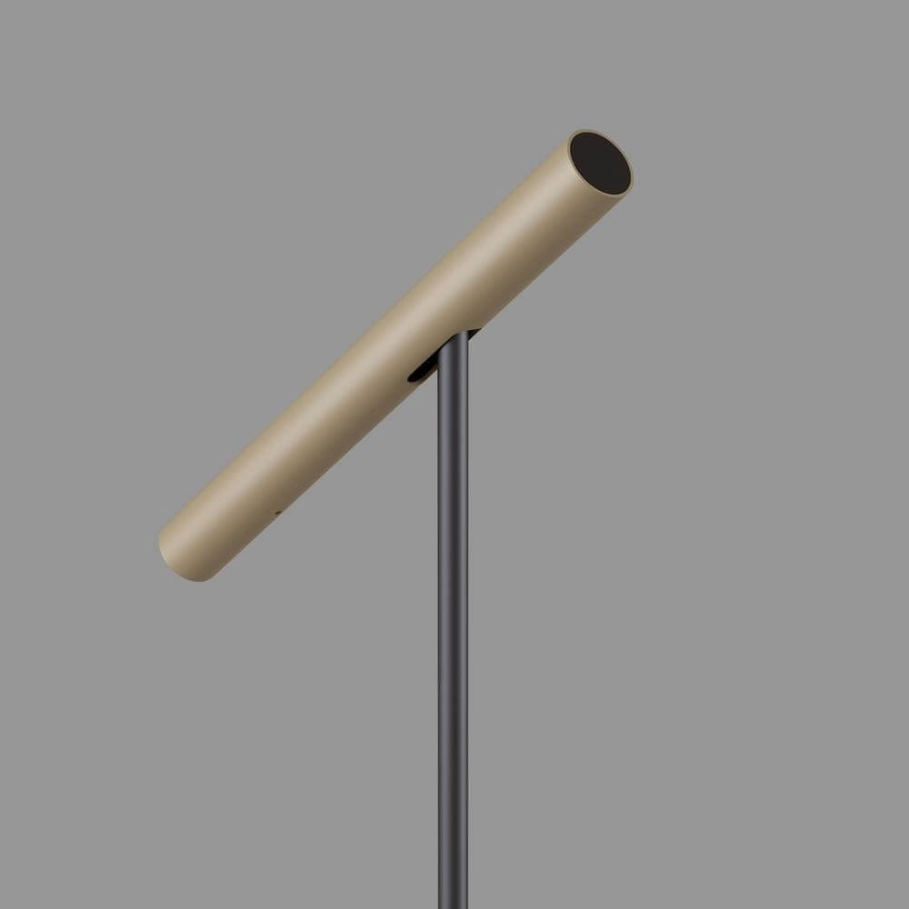 Design floor lamp Kansas black with champagne Artdelight 8720701102521