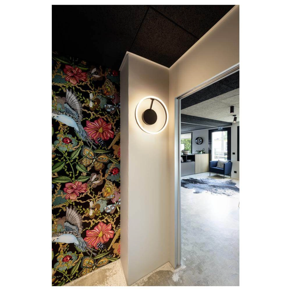 Sleek ceiling lamp One 40 black Ø 40cm SLV 4024163298520
