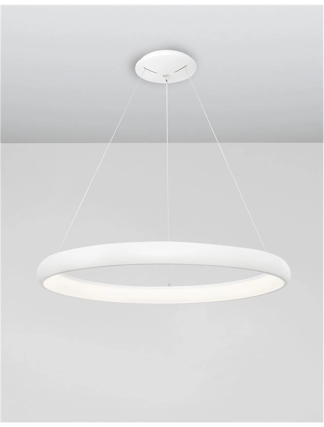 Design pendant lamp Albi white Ø 61cm Lyora 5212017416902