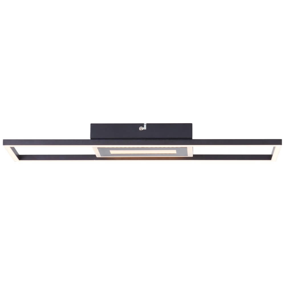 Ceiling lamp Besson Rectangular Black Brilliant 4004353420009