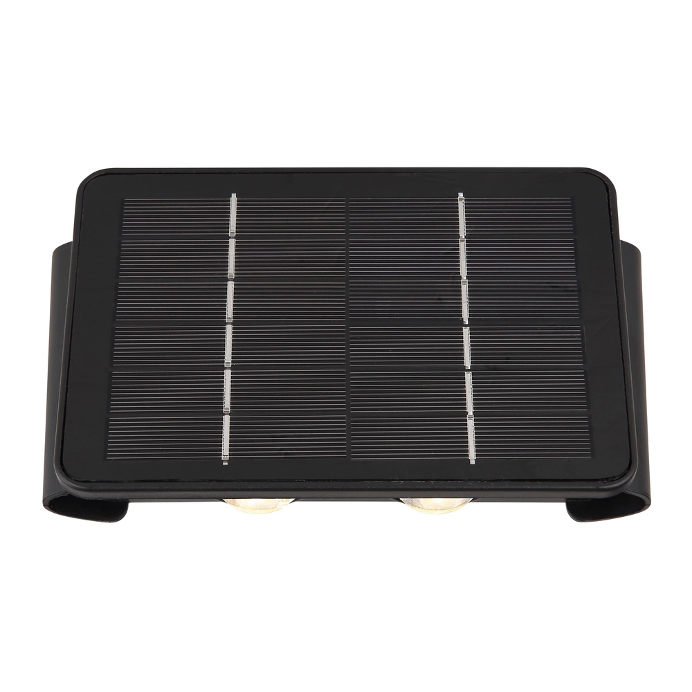 Solar wall lamp Lutron Black Globo 9007371451012