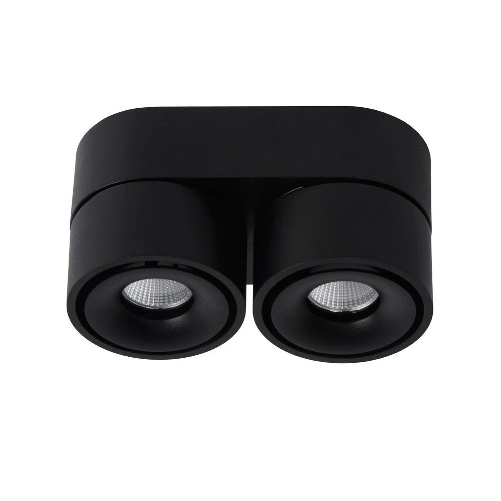 Ceiling spotlight Yumiko Double Black