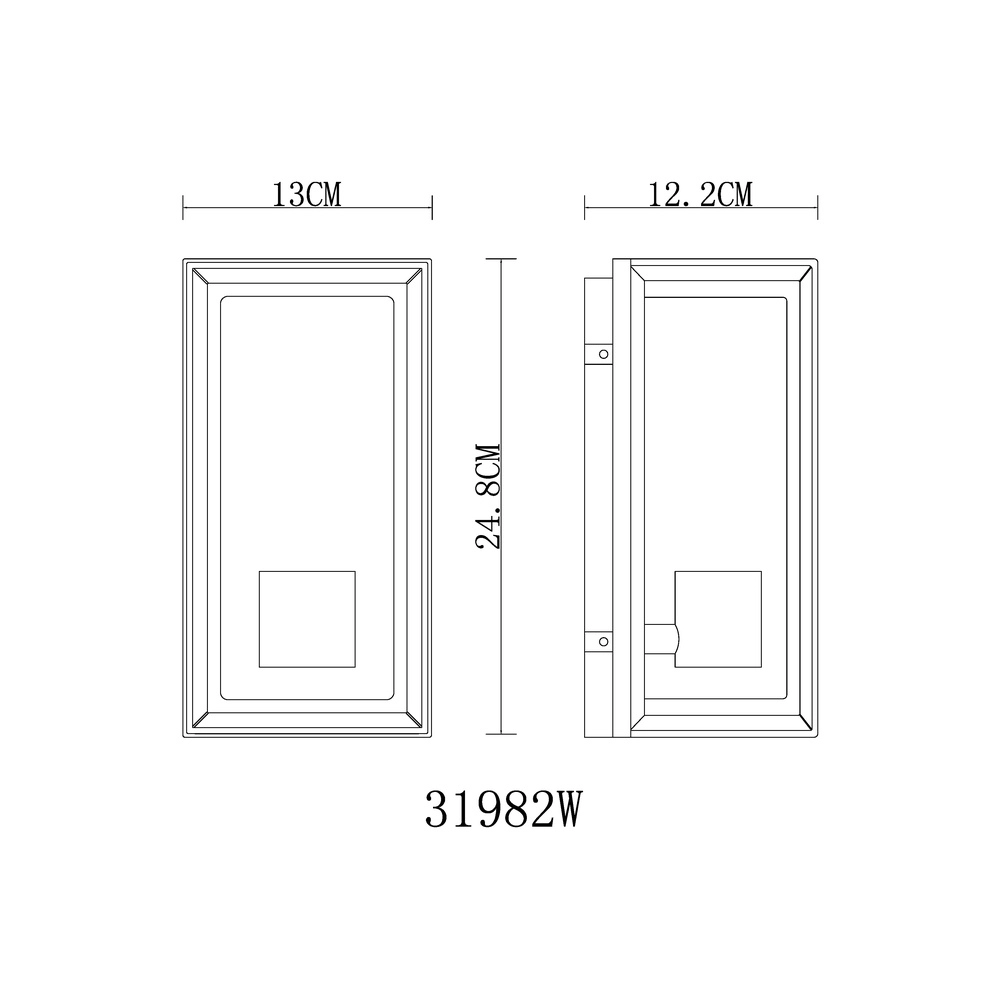Outdoor wall lamp Logana white Globo 9007371471812