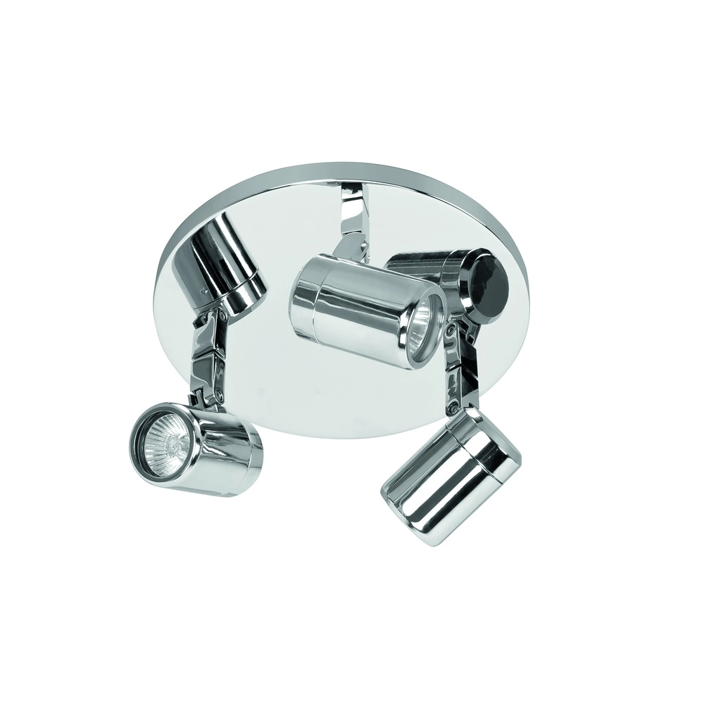 Bathroom spotlight Rain 3-light chrome