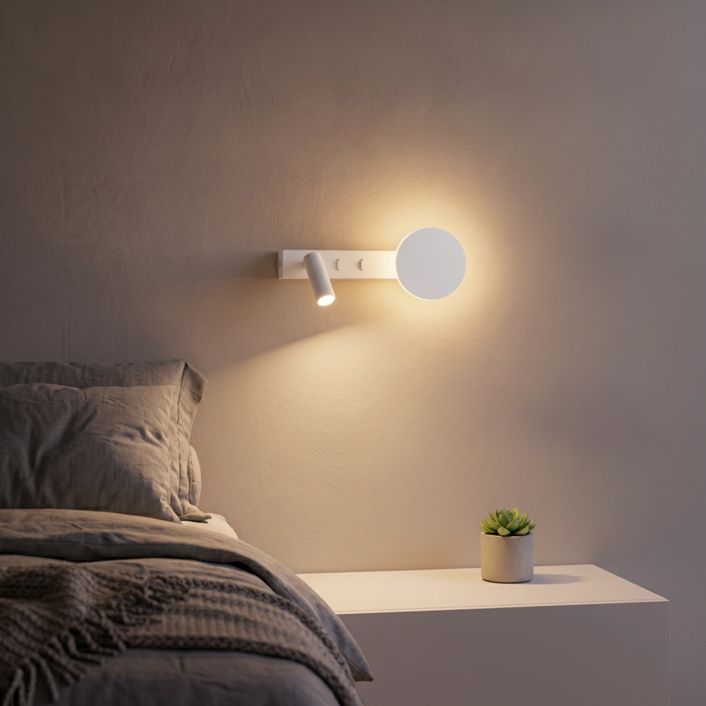 Bedside lamp Noima white