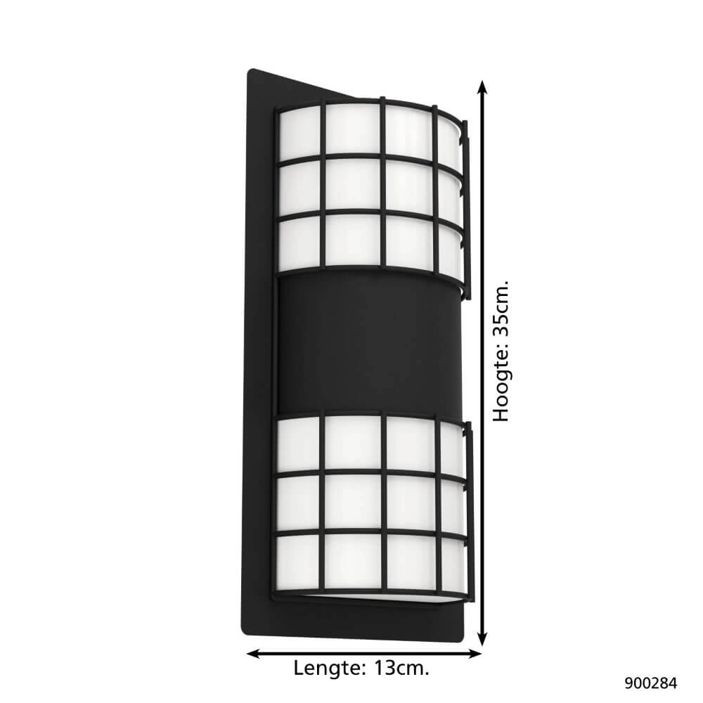 Black outdoor lamp Cistierna 2 Eglo 9008606231546