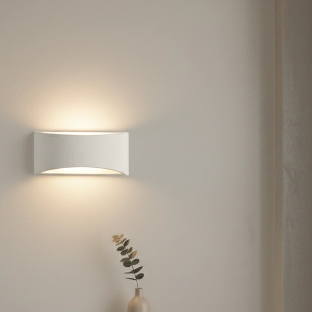 Unique wall lamp Anello white