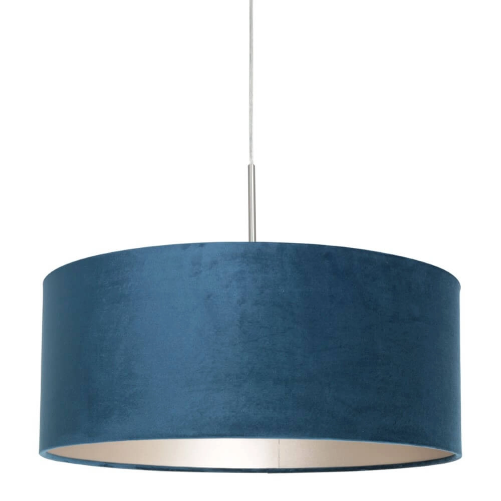 Hanging lamp Sparkled with blue velvet