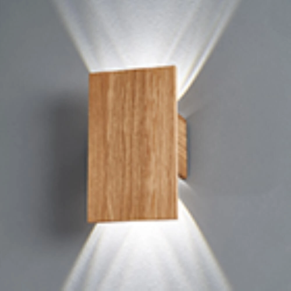 LED wall lamp Shine-Wood 25cm high Fischer & Honsel 4003694305761