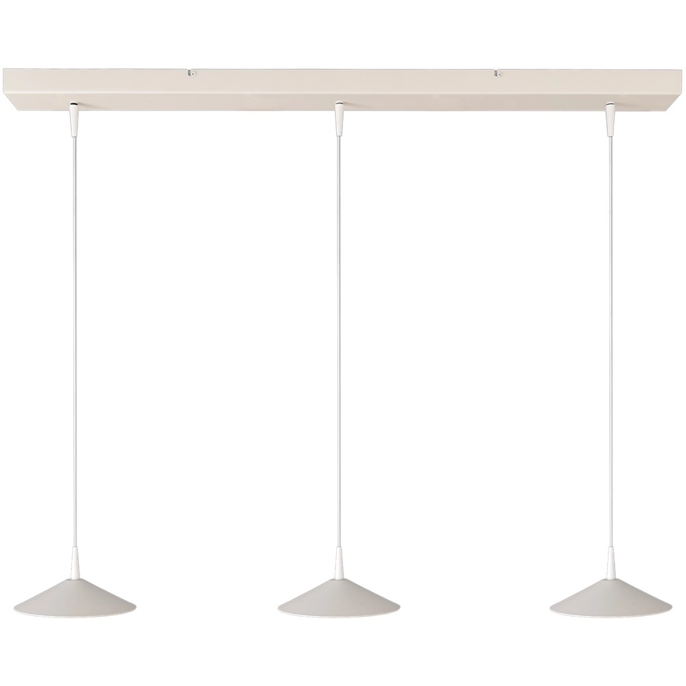 3-light pendant lamp Ceppo white Ø 18cm