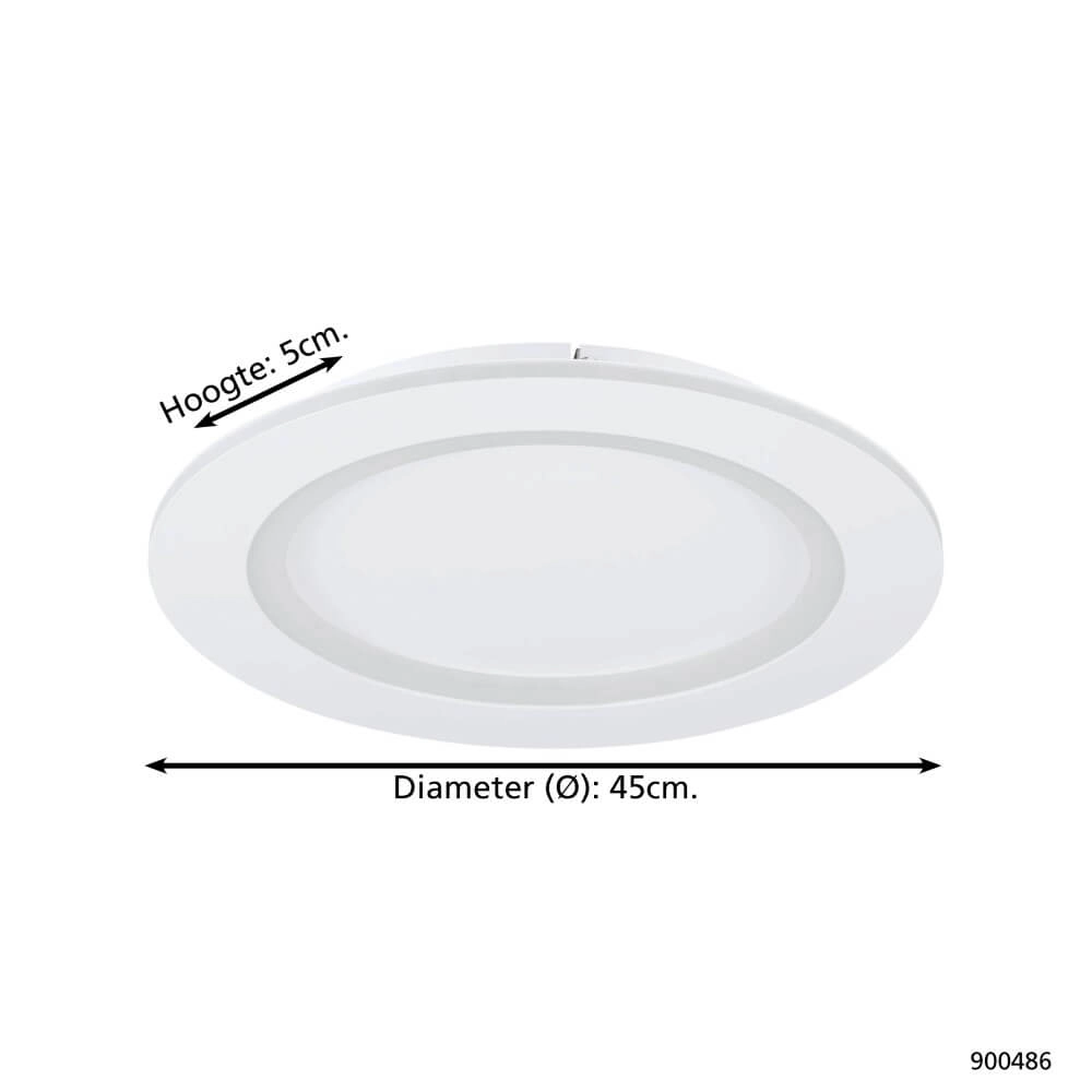 Round ceiling lamp Padrogiano-Z Ø 45cm white Eglo 9008606244218