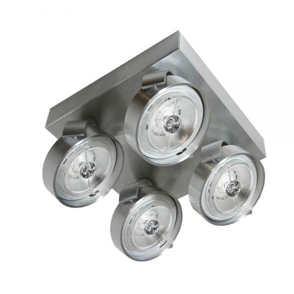 12 volt surface mounted spot Dutchess 4-light, gray Artdelight 8719831732449