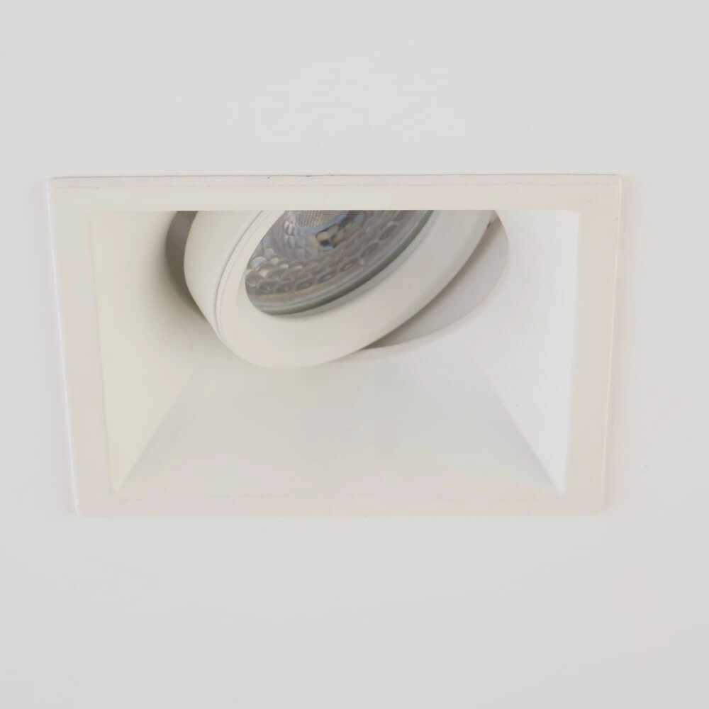 Recessed spotlight Slim Trim Square white Lyora