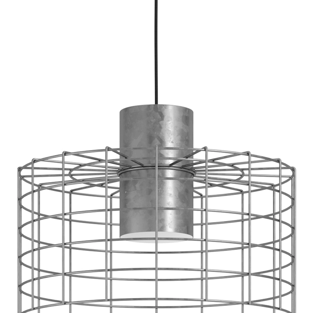 Gray wire lamp Milligan Ø 38cm Eglo 9002759436490