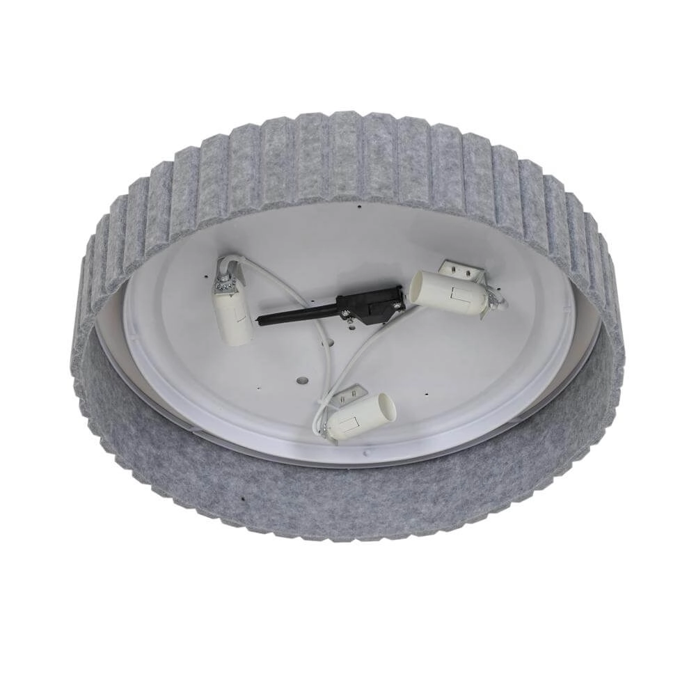 Ceiling lamp Corato grey felt Ø 42cm Nordlux 5704924024580