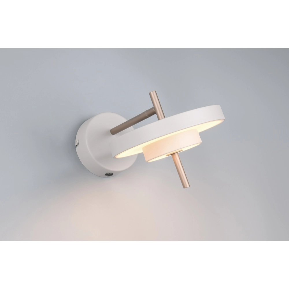 Modern wall lamp Keaton white Trio 4017807655773