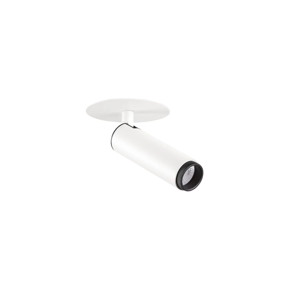 Recessed spotlight Grip! S white with black 3000K SLV 4024163304832