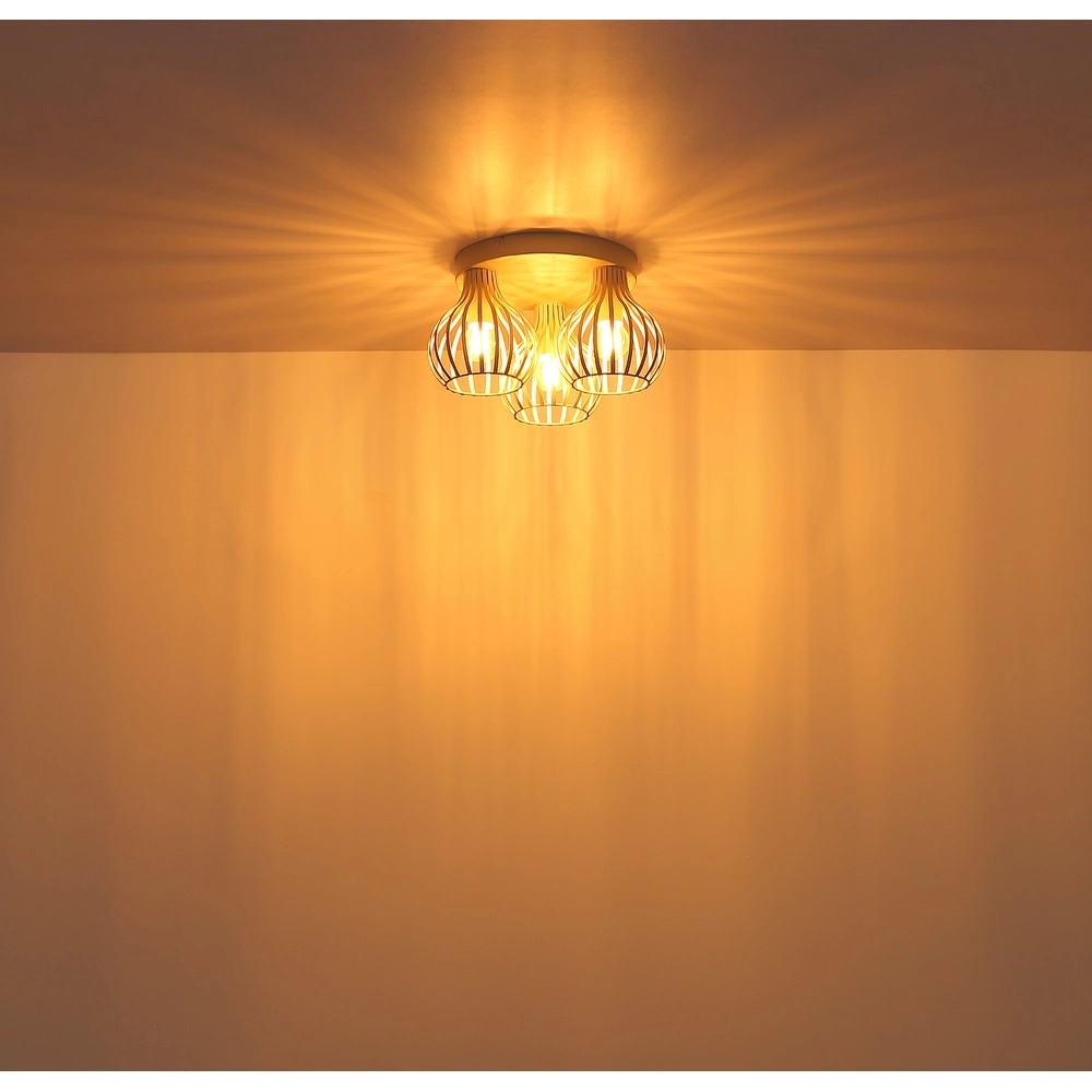 Ceiling lamp 3-lights Mateo sand brown Globo 9007371575244