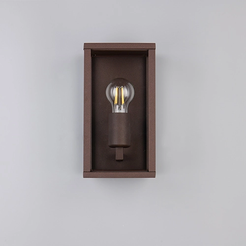 Modern wall lamp Garonne S rust brown Trio 4017807687378