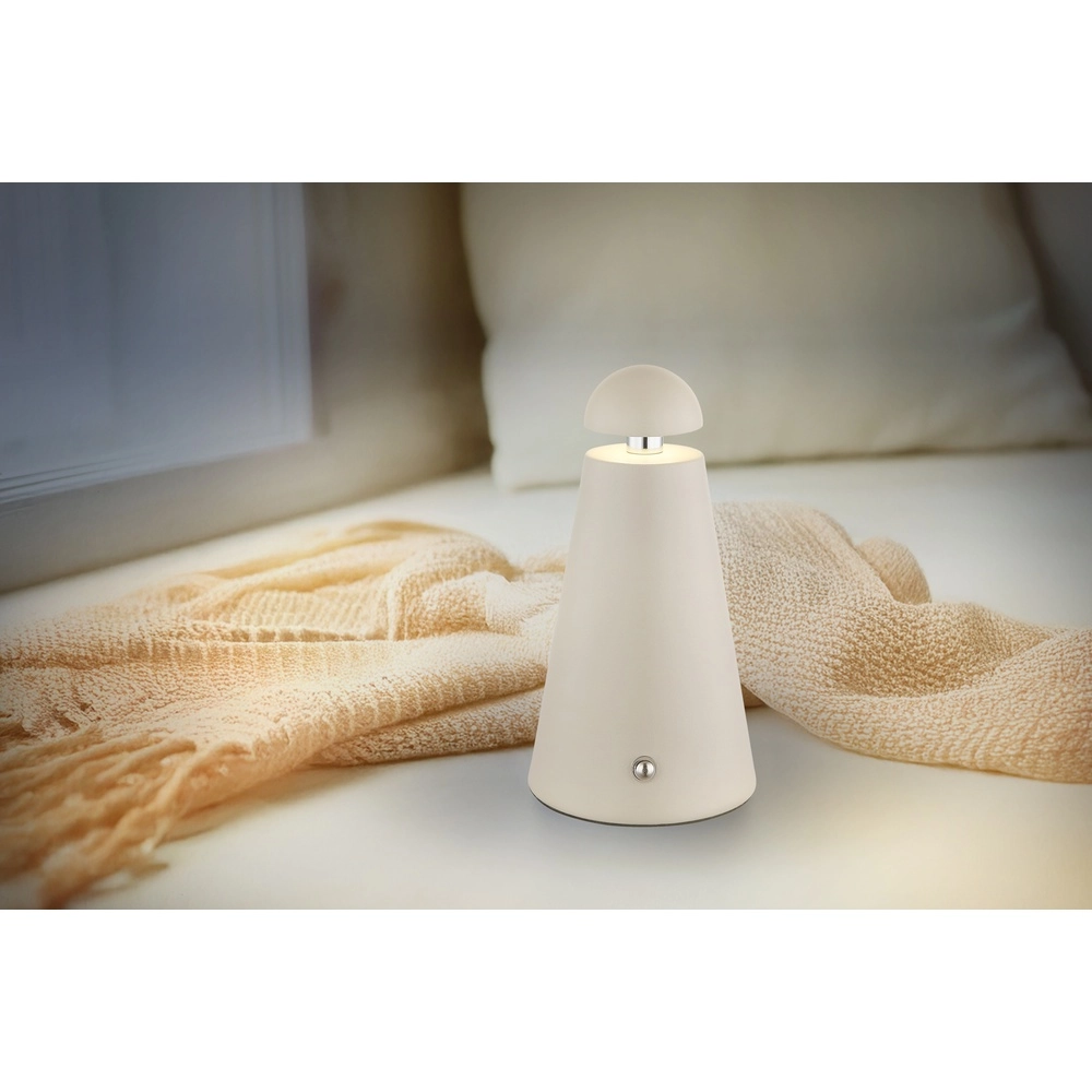 Modern table lamp Liva Sand Brown Rechargeable Globo 9007371566914