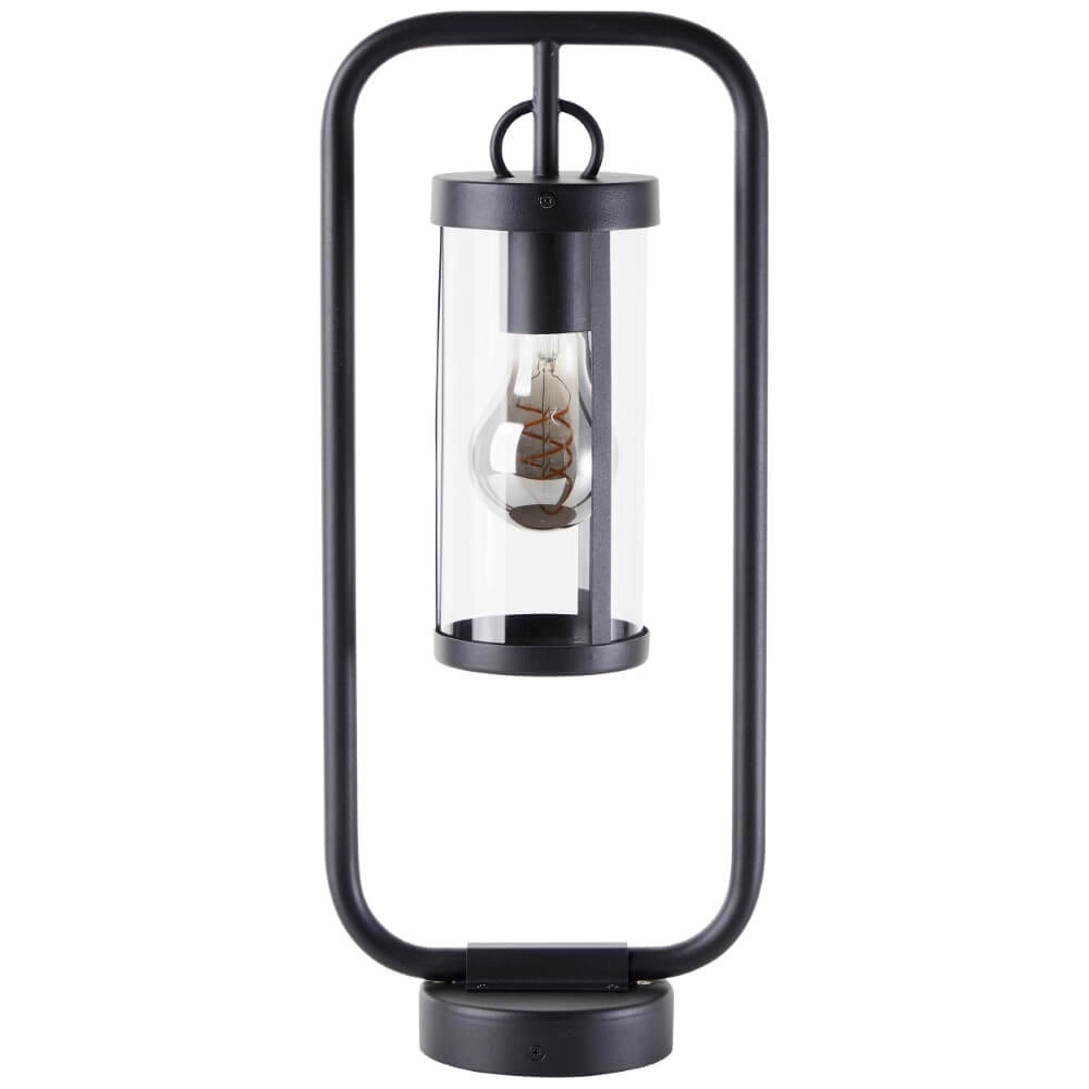 Black table lamp Sidney transparent glass Brilliant 4004353435690