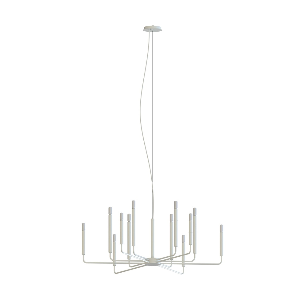 Modern chandelier Orto grey Ø 103cm