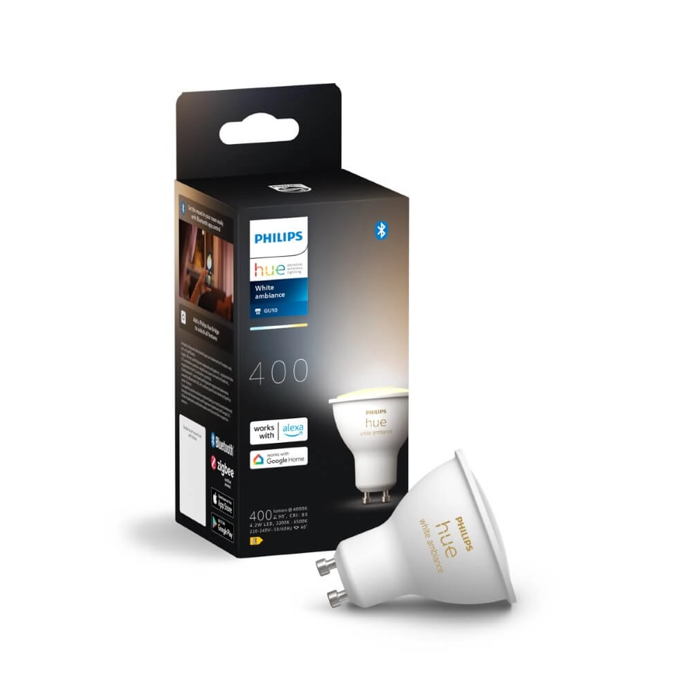 Light source Hue GU10 - 4,2W - White Ambiance Philips 8720169229976