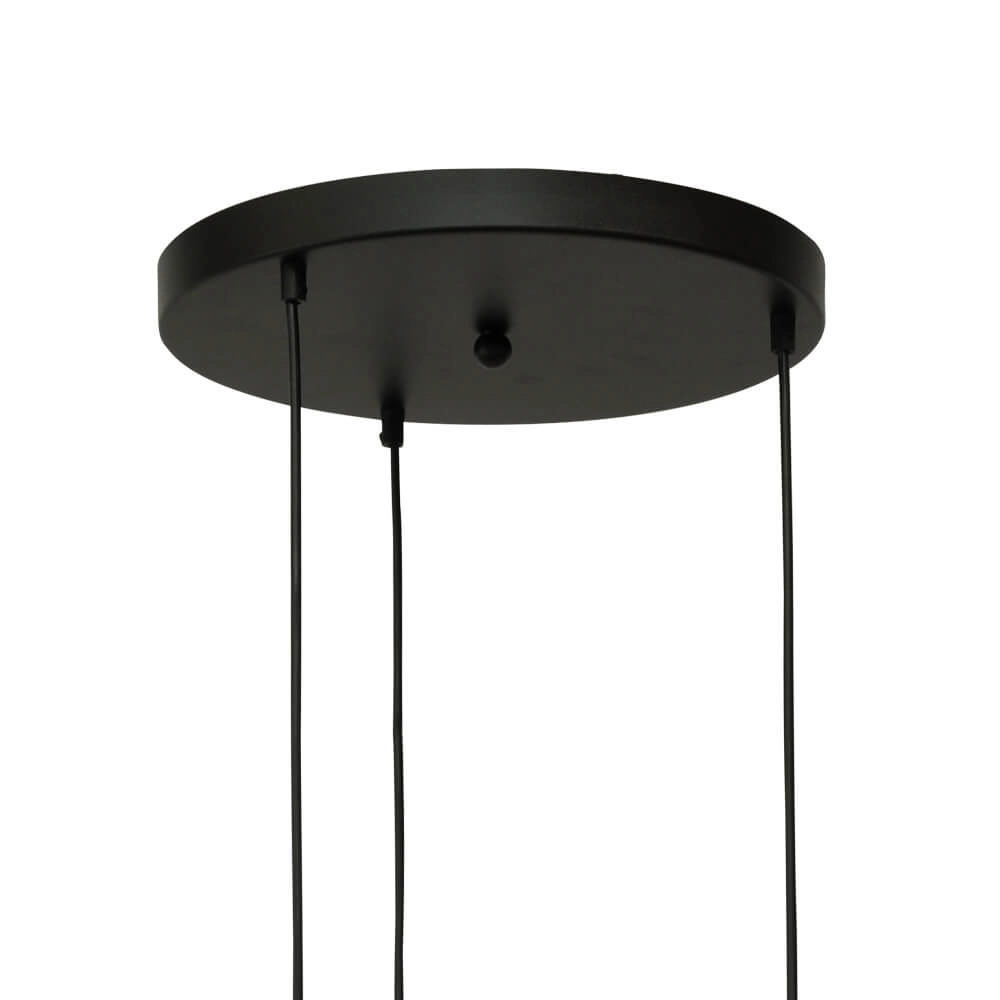 Pendant hanging lamp Lava 3x clear glass Masterlight 8718121286389