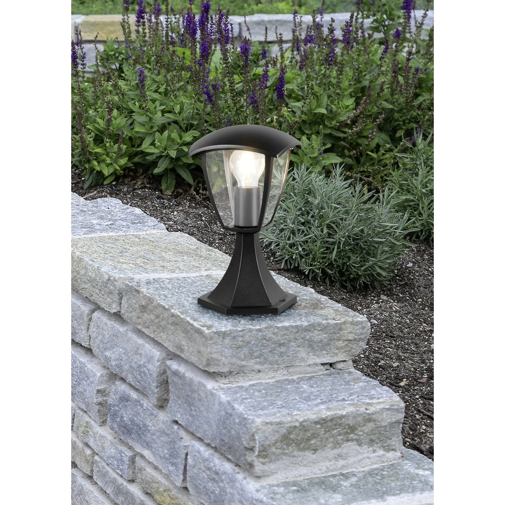 Pedestal lamp Venta black Trio 4017807648140