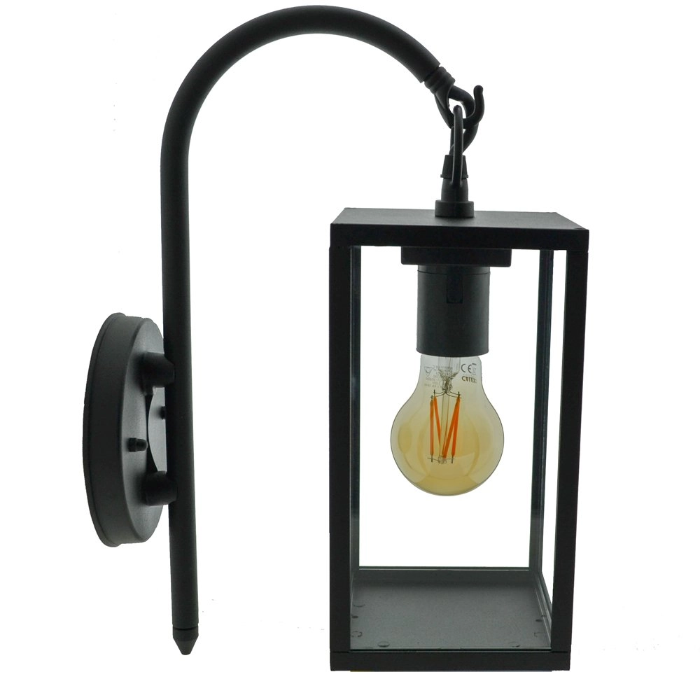 Rural outdoor lamp Norway Down black Lyora 8716803509443