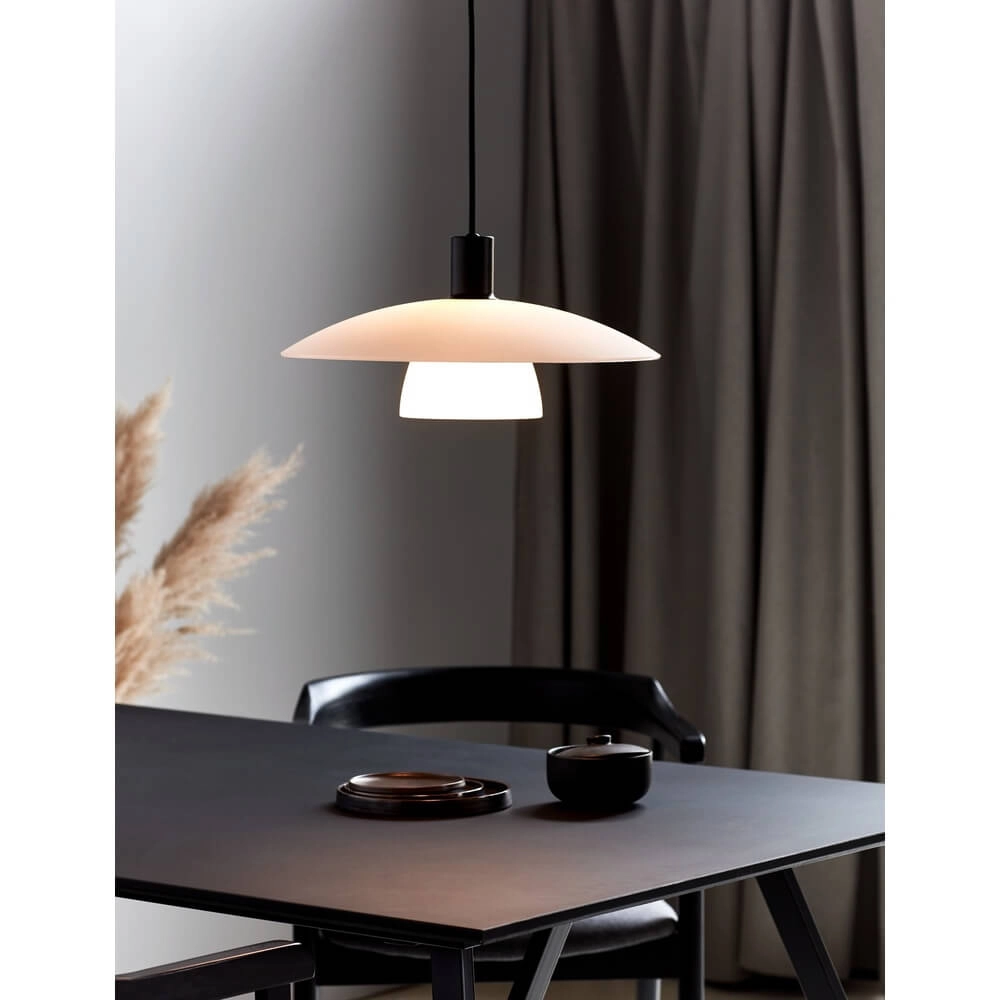 Modern pendant lamp Verona black and white Nordlux 5704924001635
