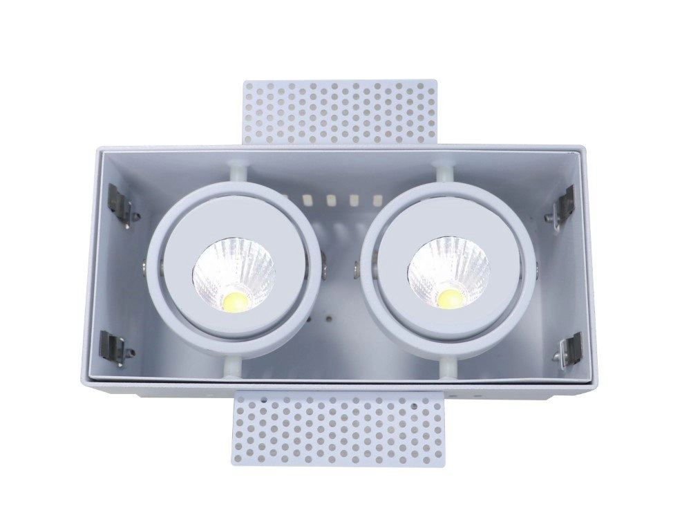 Trimless recessed spot Trofa double