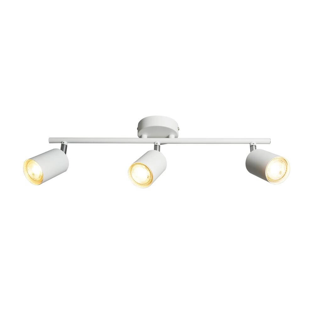 3-light surface-mounted spotlight Explore white