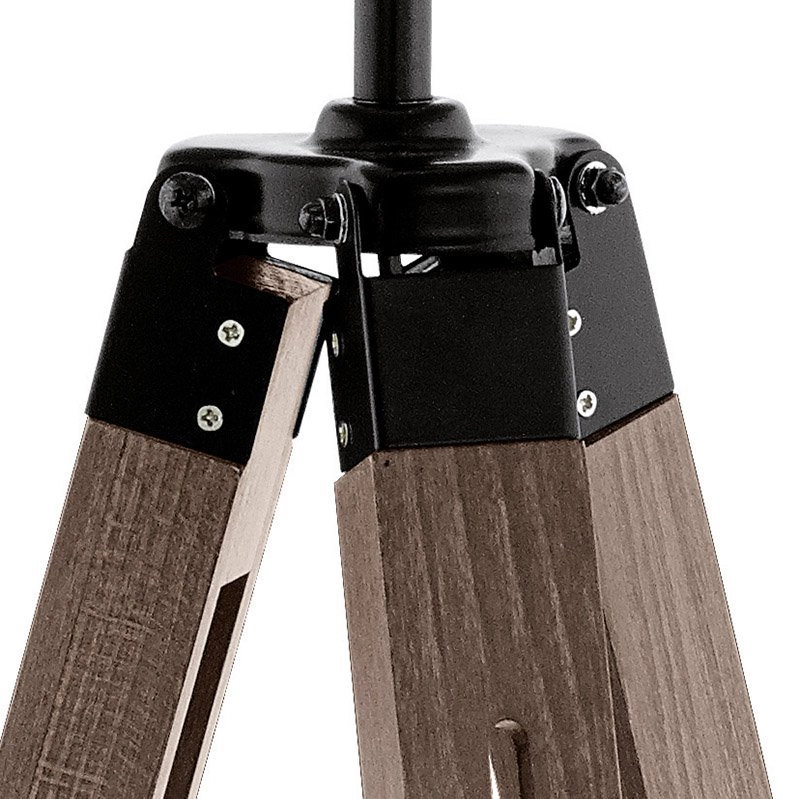 Standing lamp Lantada 106cm Tripod wood with taupe Eglo 9002759441159
