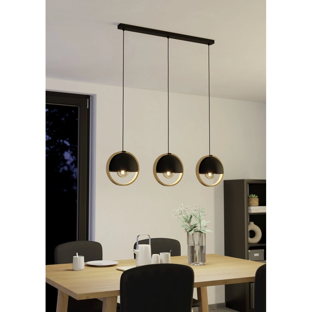 Scandinavian pendant lamp Callow 3x E27 - Ø 23cm Eglo 9002759437565